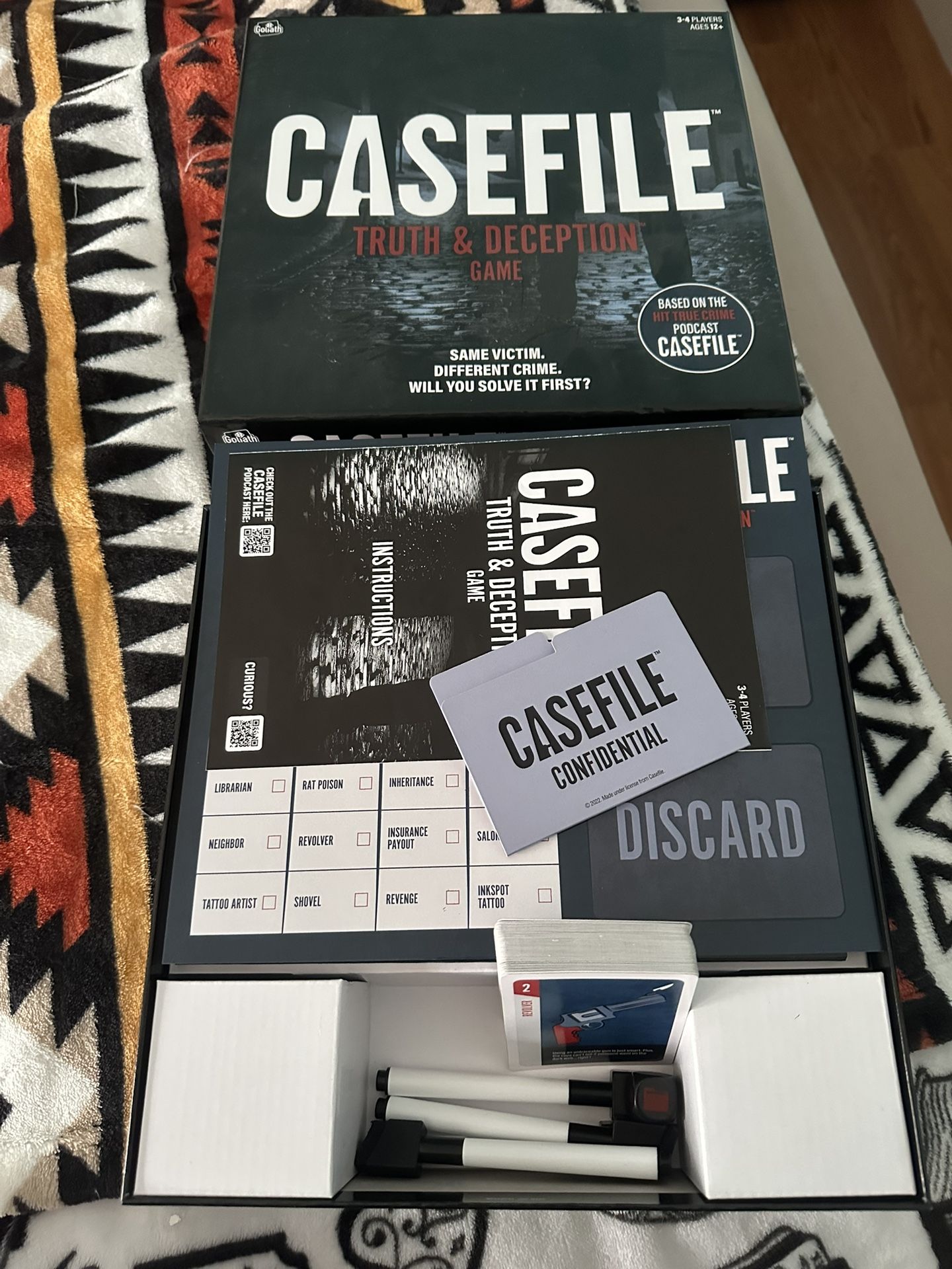 CaseFile Board Game New 