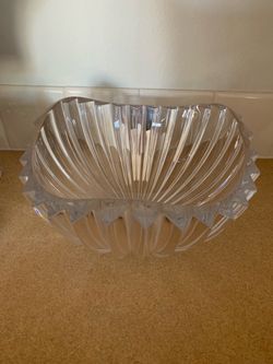 Glass bowl or decor . new