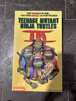 NECA SDCC TMNT 3 Movie 4 Pack Exclusive