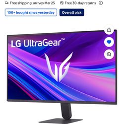 LG 144 Hz 27 Inch Monitor 
