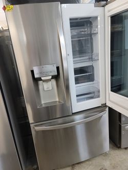 LG Instaview Stainless Steel French Door Refrigerator With Double Ice Maker 🧊 🧊 