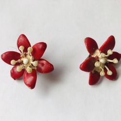 Antique Pair Of Handmade Earrings Excellent Condition