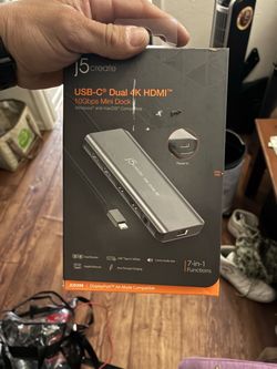 j5create USB-C Dual 4K HDMI Mini Dock JCD398