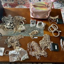 NWT Lot Of Bebe Jewelry Necklace Earrings Bracelets 