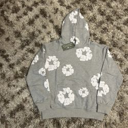 Grey Denim Tear Size L