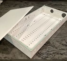 Leviton 28” Inch Structured Media Enclosure for Cable Management (voice, data, audio & security)