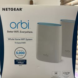 Netgear orbi Whole Home Mesh Wifi System  Tri-Band - Wireless router 