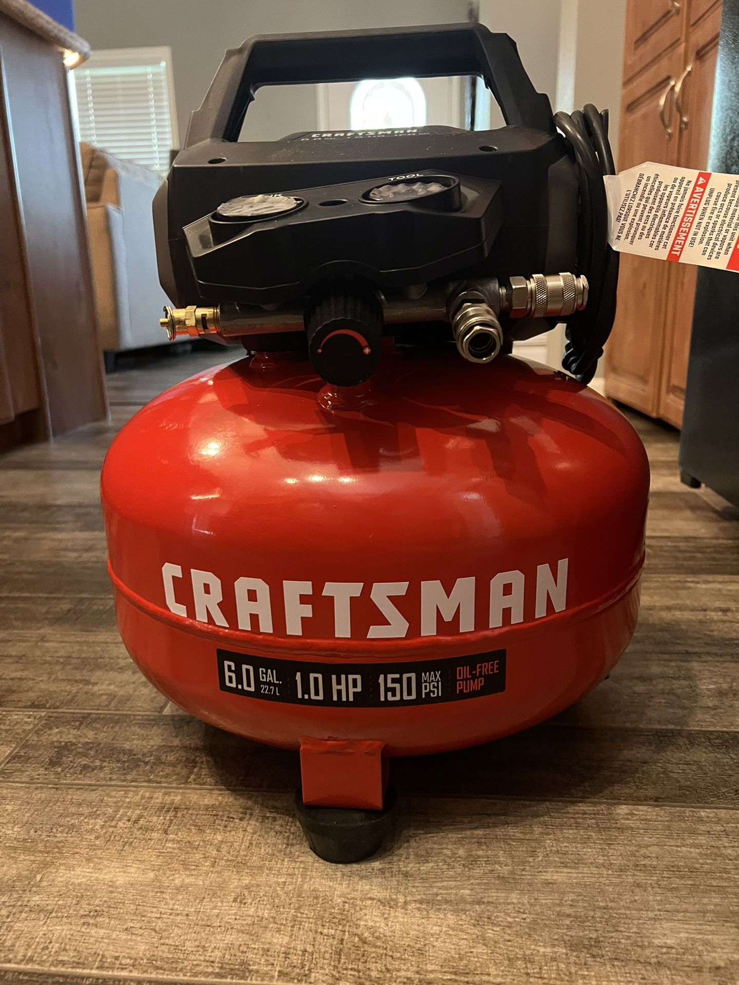 Craftsman 6.0 Gallon Pancake Compressor New