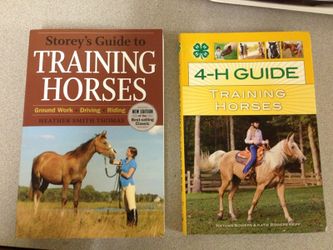 2 books training horses 4-h guide to training horses