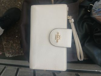 New coach hand wallet with slipper pouch