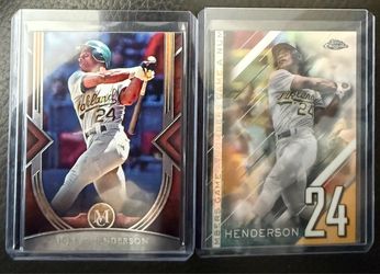 Ricky Henderson trading cards