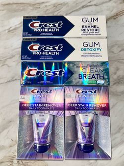 Crest Toothpastes