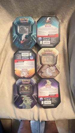 Pokémon Trading Card Game Tin Set of 6