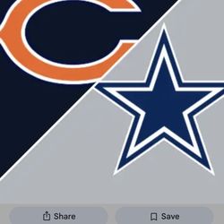 BEARS VS COWBOYS UPPER & LOWER LEVEL SEATS TRUSTED SELLER 