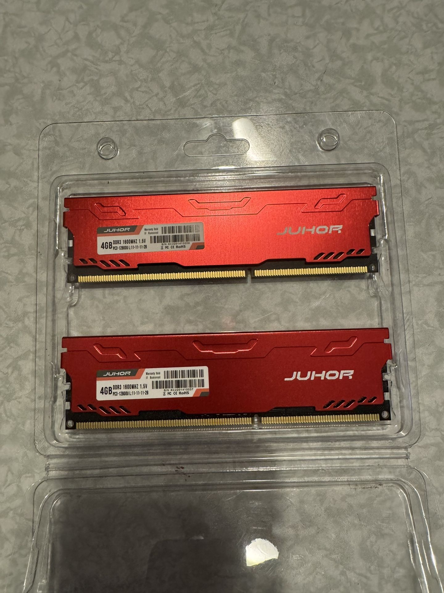Juhor DDR3 1600 Mhz 1.5V Desktop Pc Memory Bank Pc Memory Ram 8GB