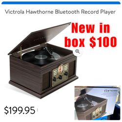 New In Box Bluetooth Record Player $100 Cash Only East Palmdale 