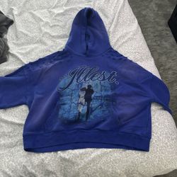 illest blue hoodie size medium brand new 