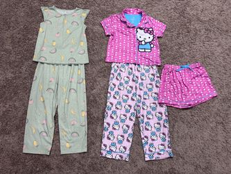 Girls Size 8 Pajamas: Lot 2