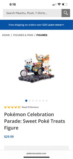 Pokemon celebration parade figure