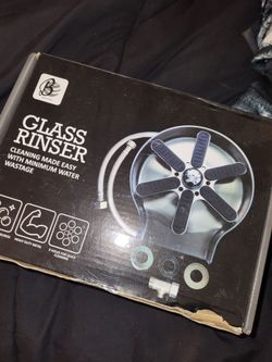Glass rinser