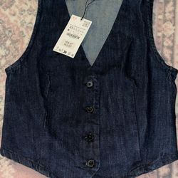 Zara Denim Vest