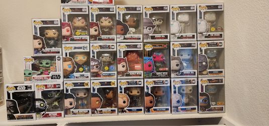 Huge Funko Pop Collection Bundle – 45+ Star Wars & Marvel Pops (NEW, Never Displayed Out of Box)