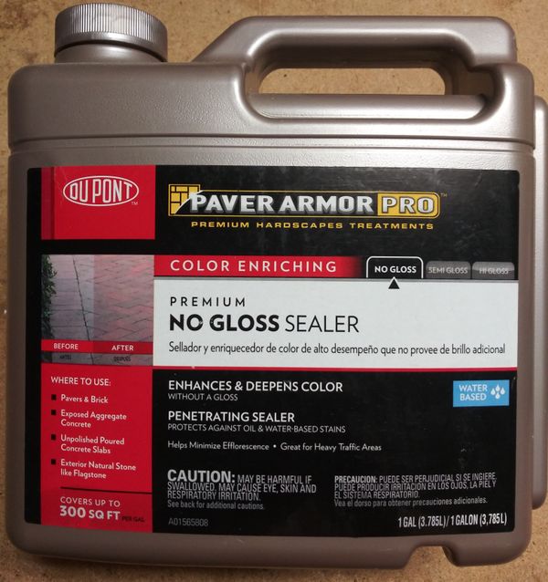 New 1 Gallon DuPont Paver Armor Pro No Gloss Color Enriching Water