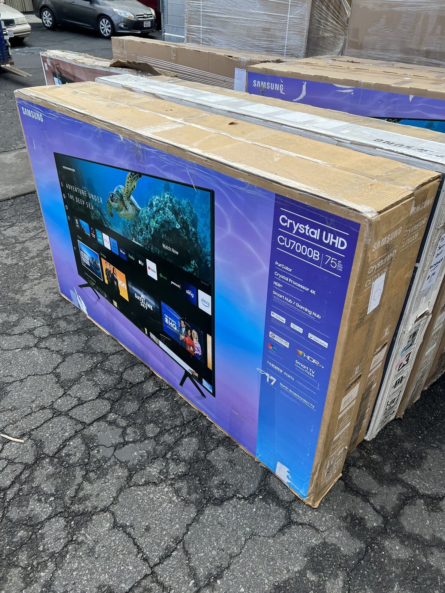 Samsung 75” Crystal CU7000 4K UHD Smart TV
