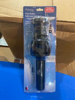 Stylewise Push Button Bathroom Sink Drain