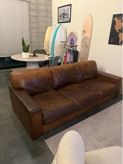 Leather couch