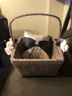 Flower girl basket nd ring pillow