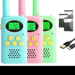 Walkie Talkies for Kids Rechargeable 2 Pack Long Range 22 Channels 2 Way Radio Outdoor Kids Toys