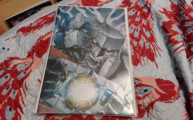 Transformers (Image Comics) #25 Shelby Robertson NYCC Virgin Foil Limited Edition Comic Book