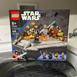 Lego Star Wars, Obi-Wan Kenobi versus Darth Vader.