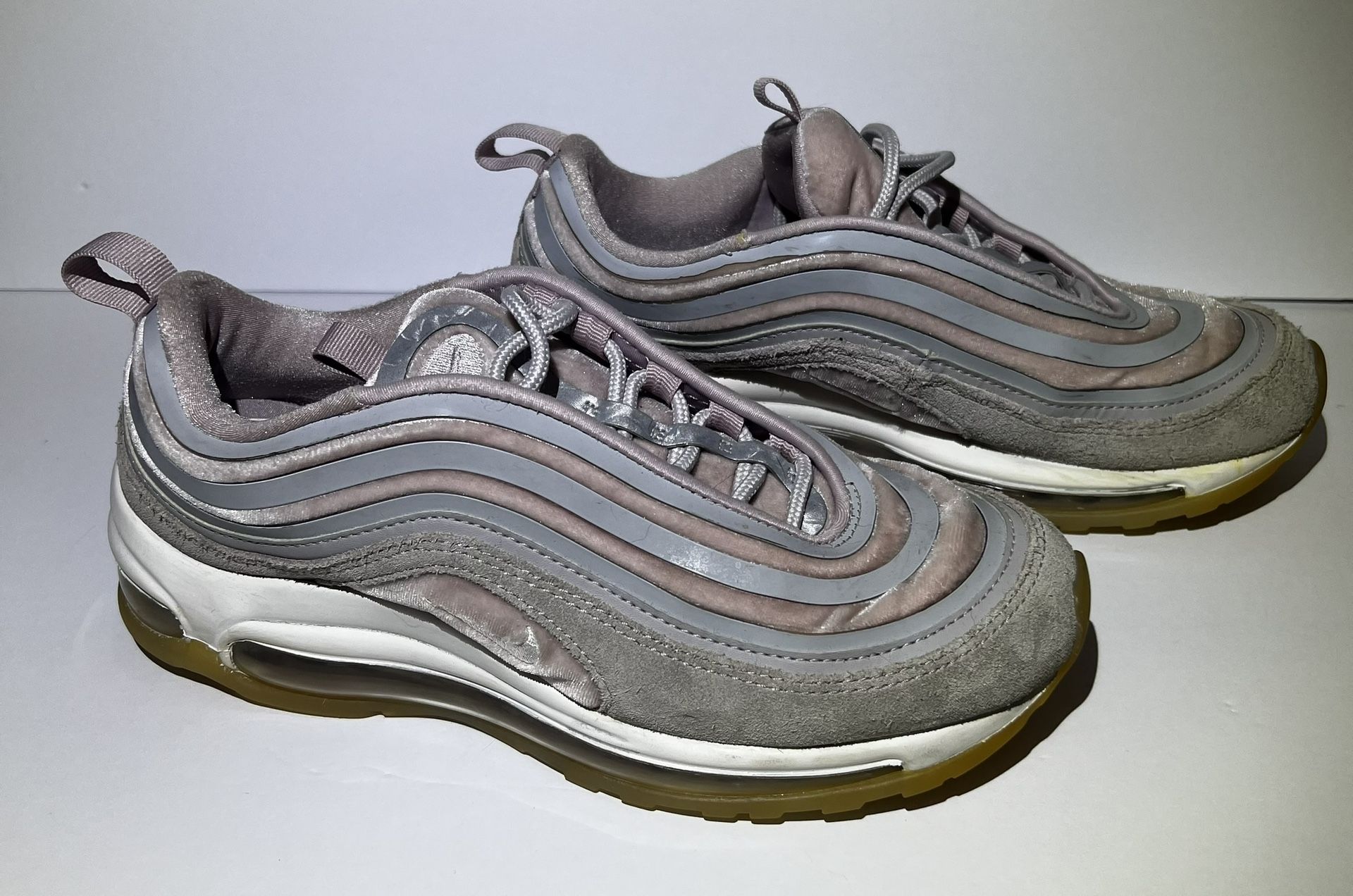 Women’s Nike Air Max 97 Ultra 17 Velvet Particle Rose Size 7 Pink AH6805-002