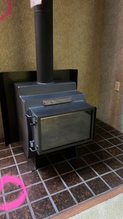 Wood burning stove/htr