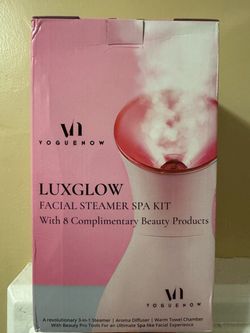 Luxglow steamer facial spa kit