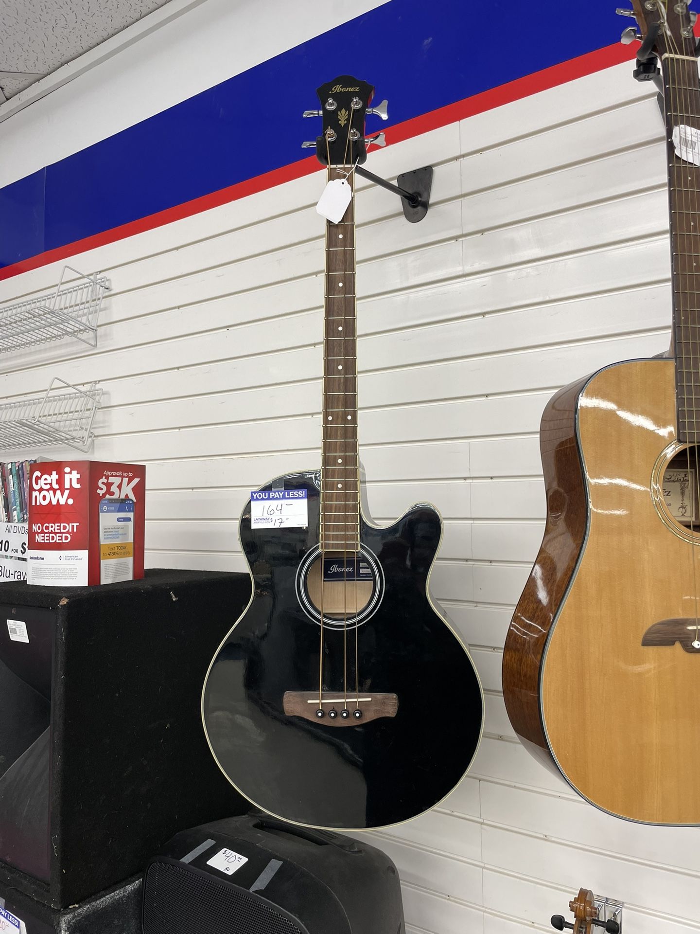 Ibanez AEB5E-BK Acoustic Bass