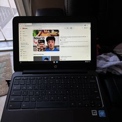 Black HP Chromebook