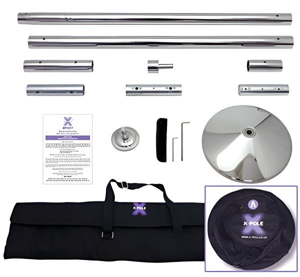 X-Pole Xpert Home Dance Fitness Pole (Chrome) - Like New, Never Used