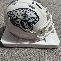 LeQUINT ALLEN JR Signed Autograph Jacksonville Jaguars Mini Helmet-Metabilia Coa