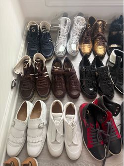 Jordan’s Gucci Louis Vuitton margiela feragamo Designer Lebrons Kobe Barkley Ewing and more.