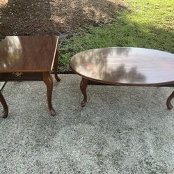 Coffee Table And End Table 