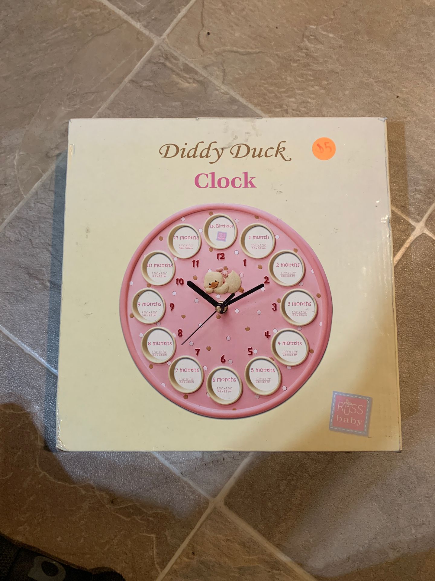 Diddy Duck Clock (brand new)