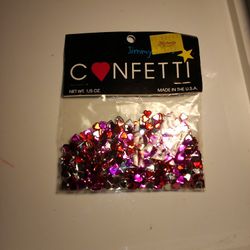 Heart ❤️ Confetti 🎊 Sliver Pink 🩷 Red ♥️ New 🆕