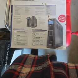 Entrust LCD Series 550VA Battery Backup