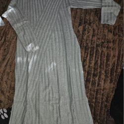 Grey Sweater Dress 2x