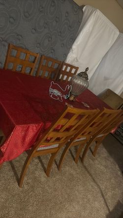 Wooden heavy table