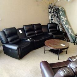 Black Power Reclining Set 