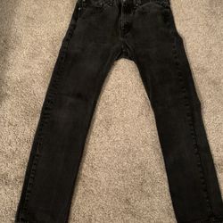 Black Levi 505 Pants 